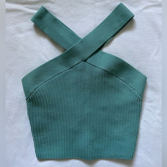 Sculpt Knit Criss Cross Tank - Picture 1 of 4